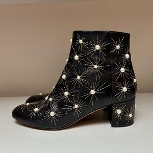 Aquazzara Cosmic Pearl Ankle Boots